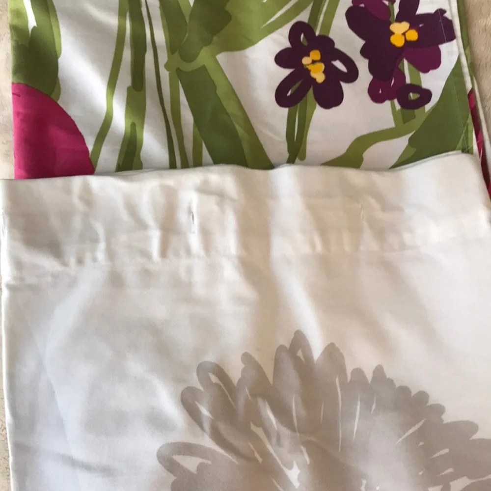 Floral Patterned Shower Curtain